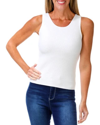 Thumbnail 1: ADRIENNE VITTADINI Women's Sleeveless Ribbed Top 