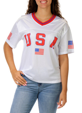 Thumbnail 1: FREE KISSES Juniors Americana USA Jersey 