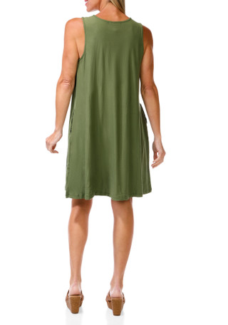 Thumbnail 2: HARLOW & ROSE Women's Sleeveless Casual Dress  