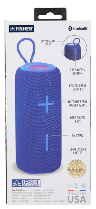 Thumbnail 2: Fisher Glo Ring Light Wireless Portable Speaker  