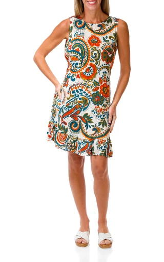 Thumbnail 1: MSK Women's Sleeveless Floral Print Dress  