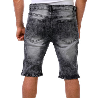 Thumbnail 2: Men's Distressed Denim Shorts  