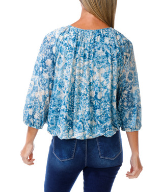 Thumbnail 2: Kate Park Women's Space Dye Print Top 