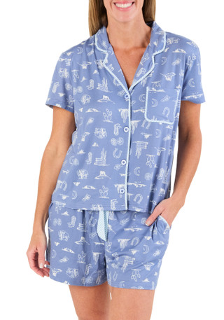 Thumbnail 1: Lucky Brand Women's 2 Pc Pajama Shorts Set 