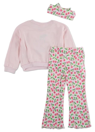 Thumbnail 2: Juicy Couture Little Girls 3 Pc Pants Set  