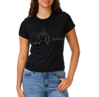 Thumbnail 1: Baby Phat Juniors Rhinestone Logo Tee  