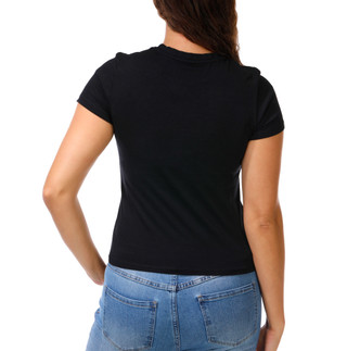 Thumbnail 2: Baby Phat Juniors Rhinestone Logo Tee  
