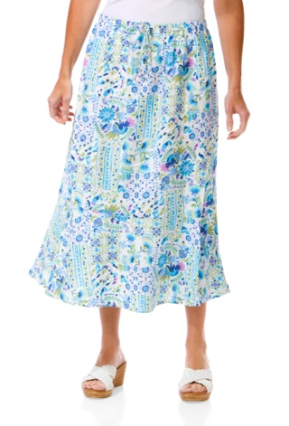 Thumbnail 1: Soho Women's Floral Print Skirt  