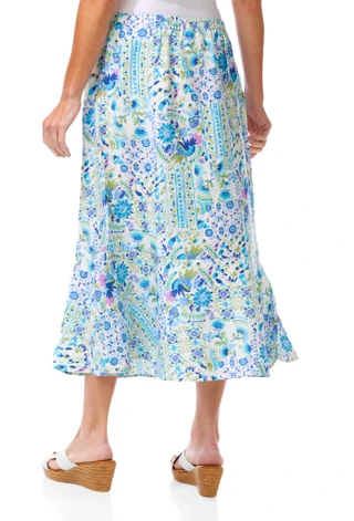 Thumbnail 2: Soho Women's Floral Print Skirt  
