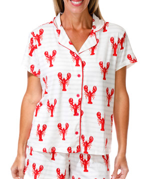 Thumbnail 2: Haute Dreamz Women's 2 Pc Pajama Shorts Set 