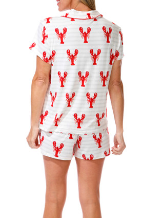 Thumbnail 3: Haute Dreamz Women's 2 Pc Pajama Shorts Set 