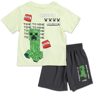 Thumbnail 1: Minecraft Little Boys 2 Pc Shorts Set 