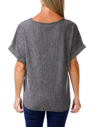 Thumbnail 2: MAX STUDIO Women's Cuff Sleeve Top  