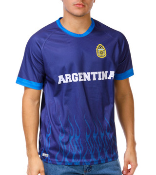 Thumbnail 1: Game of the World Men's Argentina Jersey Shirt  