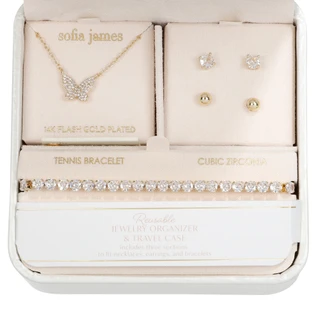Thumbnail 2: Sofia James 4 Pc Necklace, Bracelet & Earrings Set  
