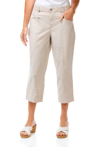 Thumbnail 1: Kate Park Women's Petite Casual Capris  