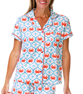 Thumbnail 2: Haute Dreamz Women's 2 Pc Pajama Shorts Set 