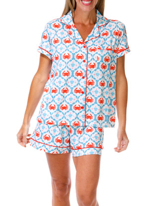 Thumbnail 1: Haute Dreamz Women's 2 Pc Pajama Shorts Set 