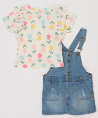Thumbnail 1: Jessica Simpson Little Girls 2 Pc Shorts Set  