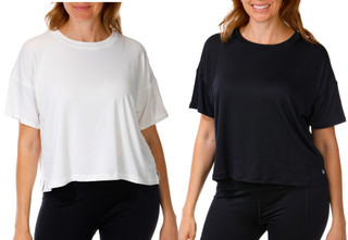 Thumbnail 1: 90 Degree Women's Active 2 Pk Tees  