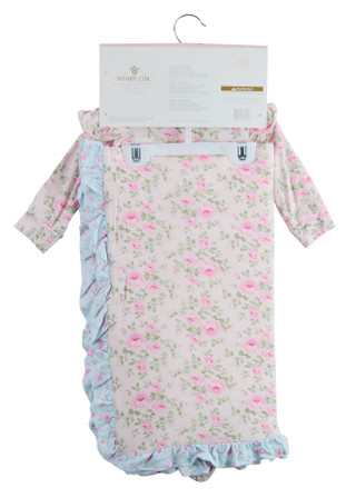 Thumbnail 2: SHABBY CHIC Bay Girls 2 Pc Gown & Blanket Set  