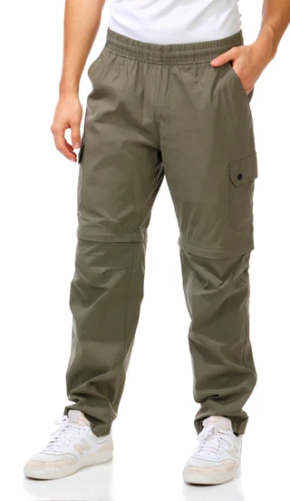 Thumbnail 1: HI TEC Men's Solid 2Fer Pants  