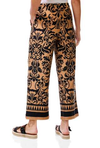 Thumbnail 2: Iluilu Women's Petite Floral Print Pants  