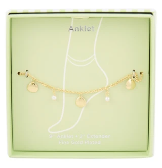 Thumbnail 1: Alexis Bendel Fine Gold Plated Anklet  