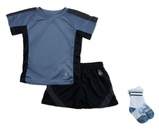 Thumbnail 1: Body Glove Little Boys 3 Pc Shorts Set  