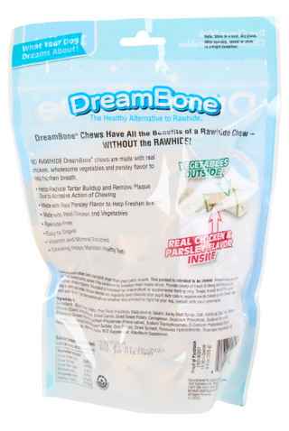 Thumbnail 2: DREAM BONE 16 Pk Vegatable & Chicken Mini Bone Dog Treats 