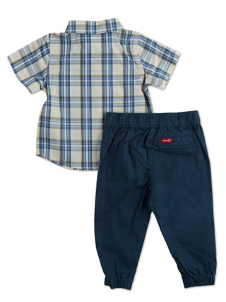Thumbnail 3: Wrangler Baby Boys 2 Pc Pants Set 