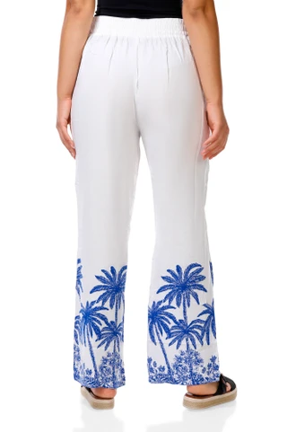 Thumbnail 2: Caribbean Joe Women's Pull On Wide Leg Pants  