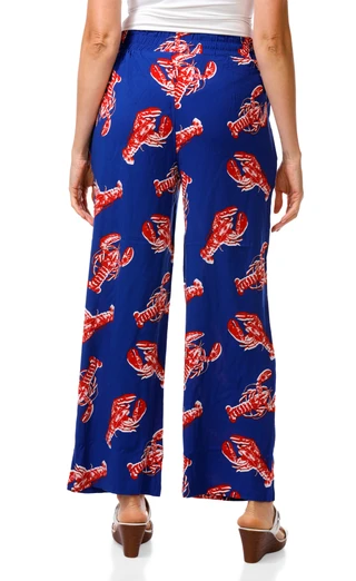Thumbnail 2: Caribbean Joe Women's Pull On Wide Leg Pants  