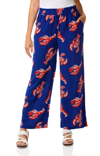 Thumbnail 1: Caribbean Joe Women's Pull On Wide Leg Pants  