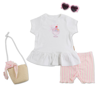 Thumbnail 1: Lila & Jack Baby Girls 4 Pc Shorts Set 
