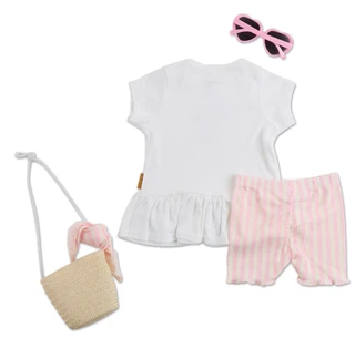 Thumbnail 2: Lila & Jack Baby Girls 4 Pc Shorts Set 