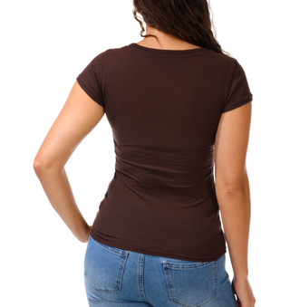 Thumbnail 2: Madden Girl Juniors Solid Ribbed Tee  