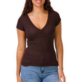 Thumbnail 1: Madden Girl Juniors Solid Ribbed Tee  