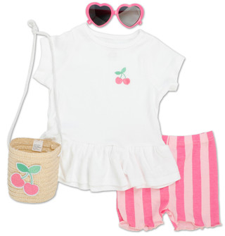 Thumbnail 1: Lila & Jack Baby Girls 4 Pc Shorts Set 