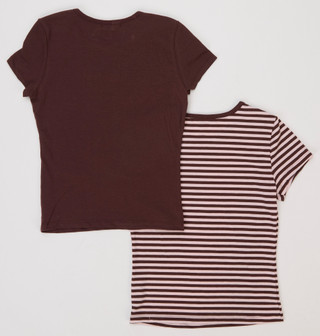 Thumbnail 2: Sugar Kiss Juniors 2 Pk Crew Neck Baby Tees  
