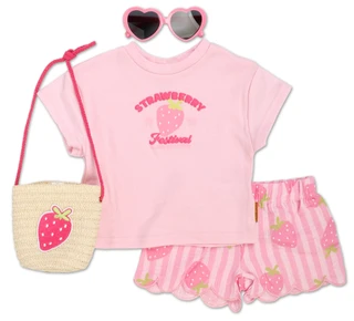 Thumbnail 1: Lila & Jack Baby Girls 4 Pc Shorts Set 