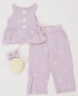 Thumbnail 1: BEARPAW Little Girls 3 Pc Pants Set  