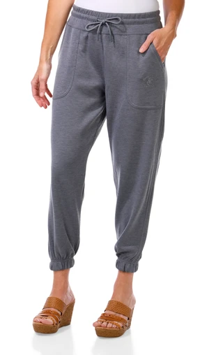 Thumbnail 1: Beverly Hills Polo Club Women's Active Solid Jogger Pants  