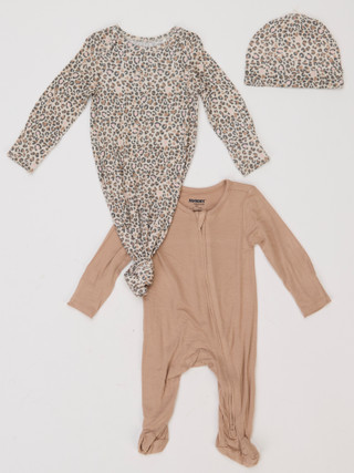 Thumbnail 1: HUGGIES Baby Girls 3 Pc Sleeper Set 