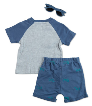 Thumbnail 2: Wrangler Baby Boys 3 Pc Shorts Set 