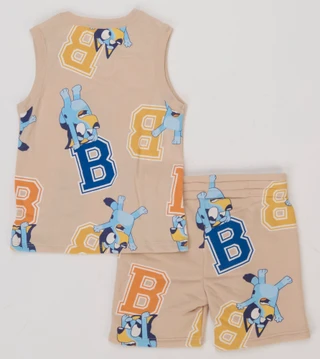 Thumbnail 2: BLUEY Toddler Boys 2 Pc Shorts Set  