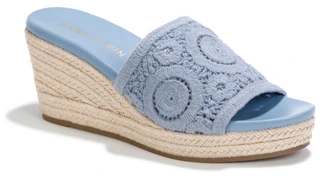 Thumbnail 1: ANNE KLEIN Women's Crochet Wedge Heels  