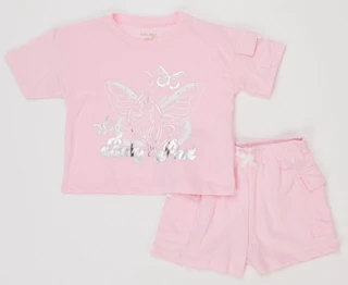 Thumbnail 1: Baby Phat Girls 2 Pc Shorts Set  