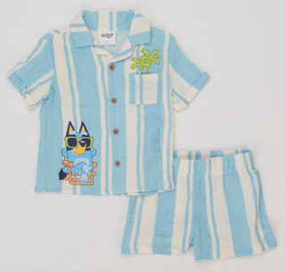 Thumbnail 1: BLUEY Toddler Boys 2 Pc Shorts Set  