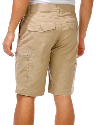 Thumbnail 2: HALLSTATT Men's Solid Cargo Shorts  